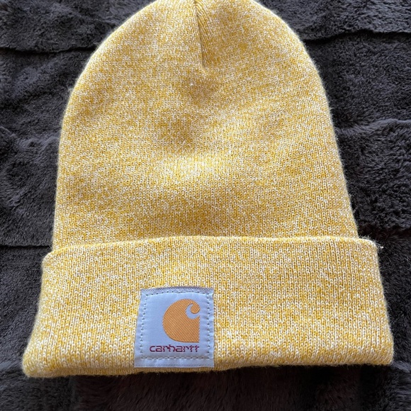 Carhartt Accessories - Carhartt Yellow Knit Beanie